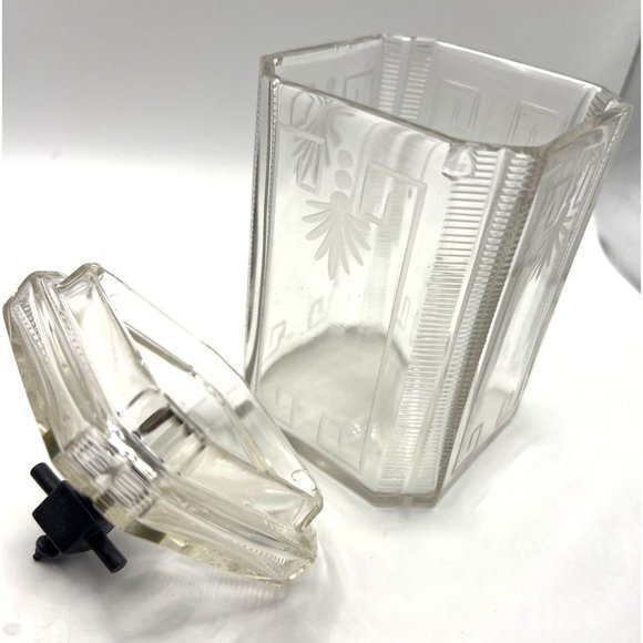 2 Antique Glass Condiment Set Meriden B Company Stand Pickle tongs‎ Castor - Picture 11 of 16